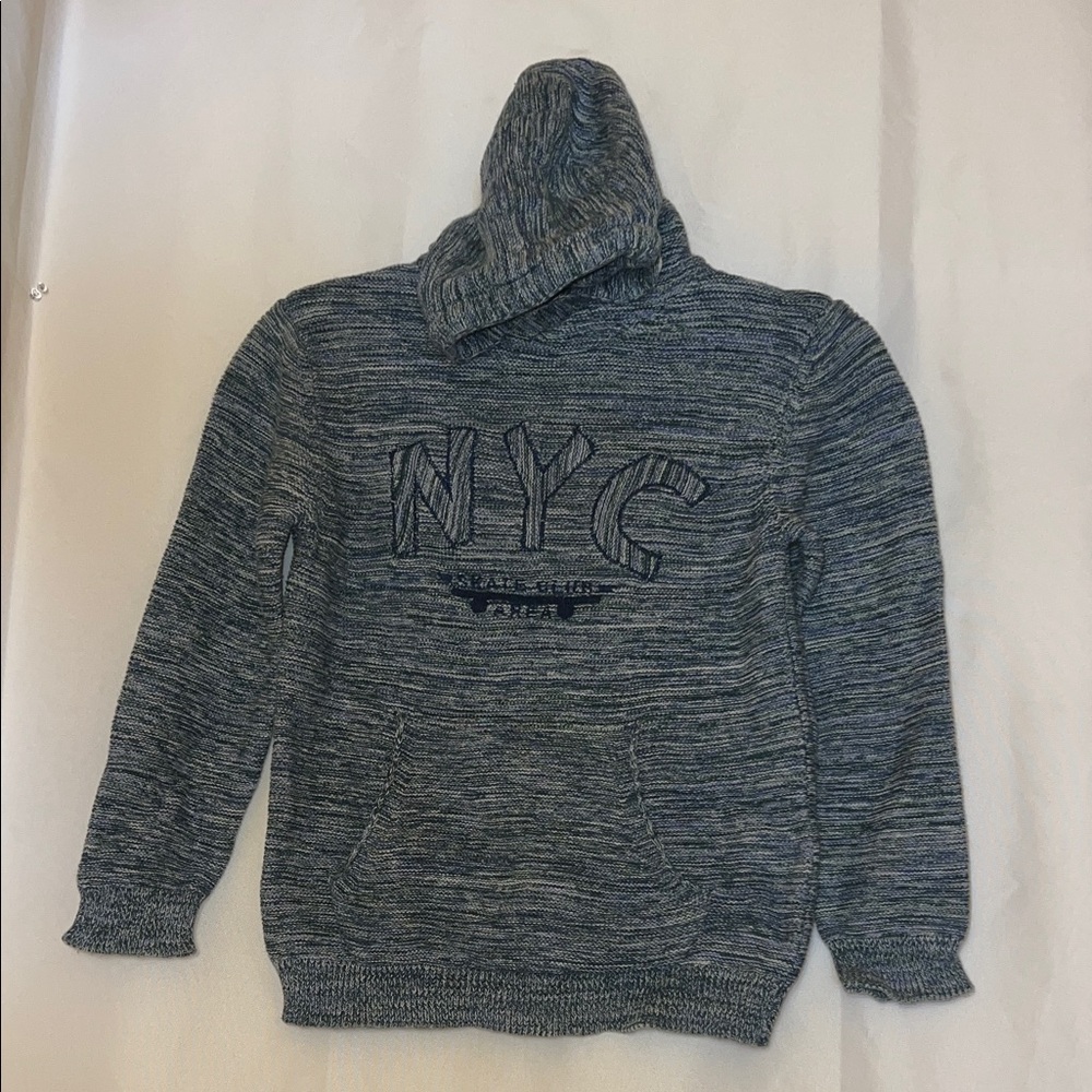 Boys’- Zara NYC Gray Hooded Sweater for Men